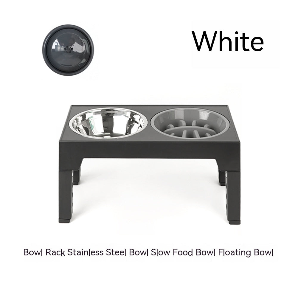Lifting Dog Bowl Rack Neck Protection