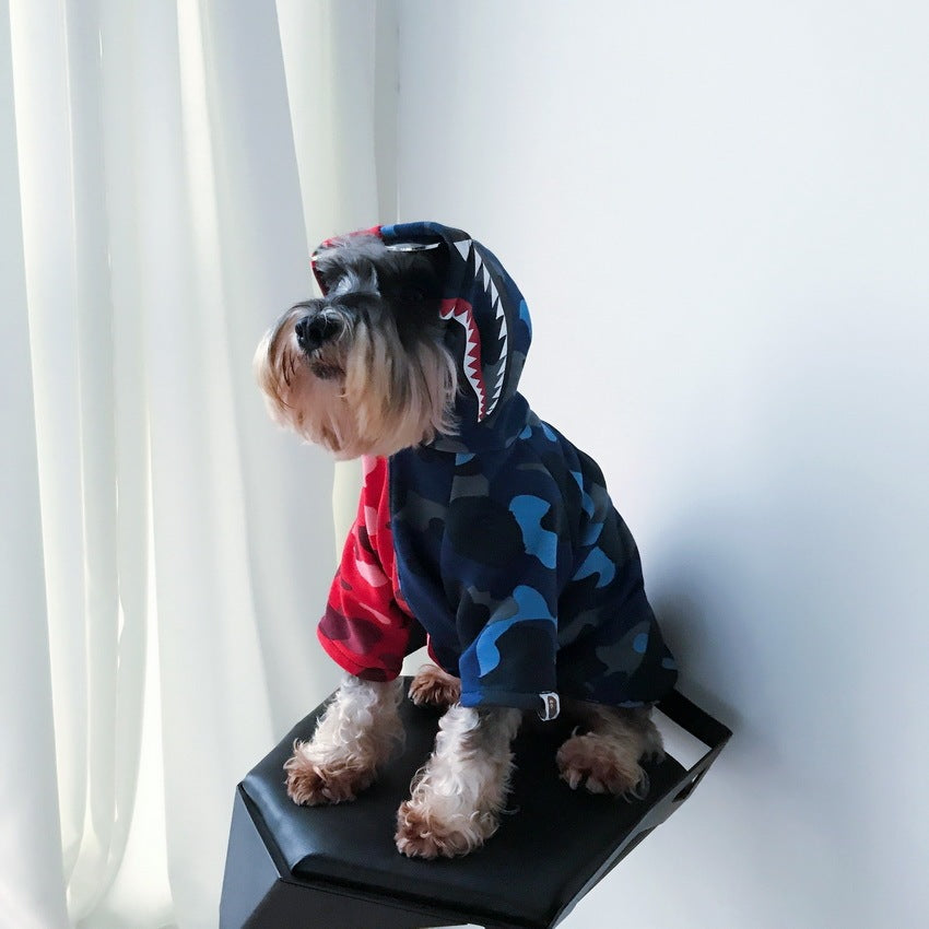 Thick warm sweater pet clothes