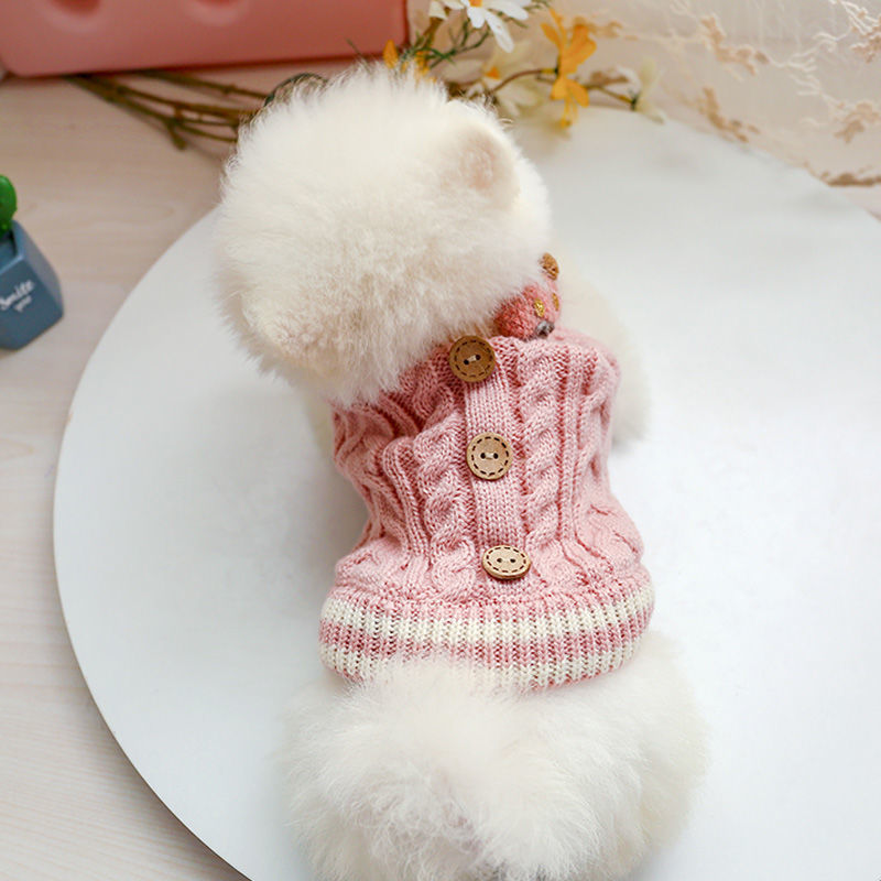 Dog Sweater Pet Clothes Teddy Clothes