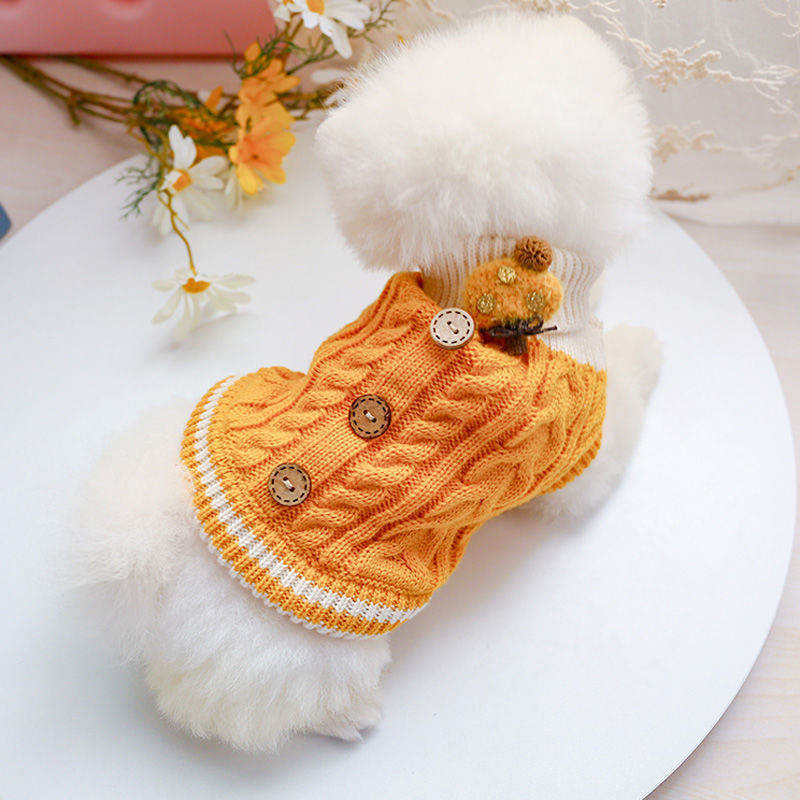 Dog Sweater Pet Clothes Teddy Clothes