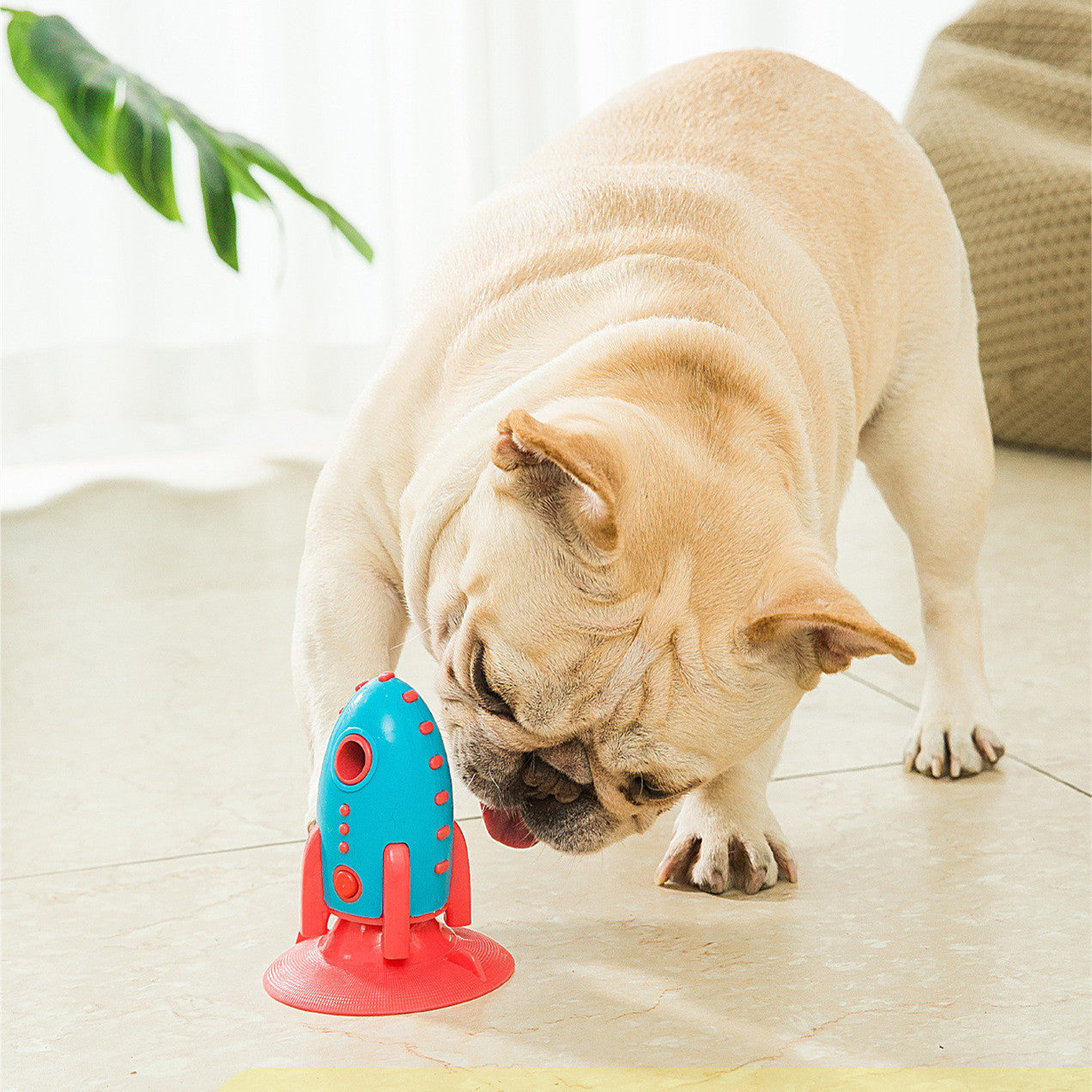 Rocket Dog Toys Leaking Food Dog Bite