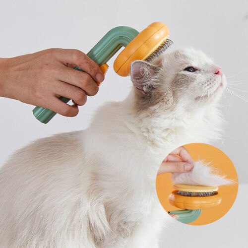 Pet Grooming Self Cleaning Slicker Brush For Cats
