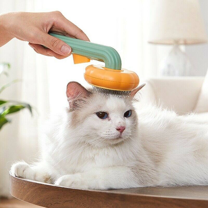 Pet Grooming Self Cleaning Slicker Brush For Cats