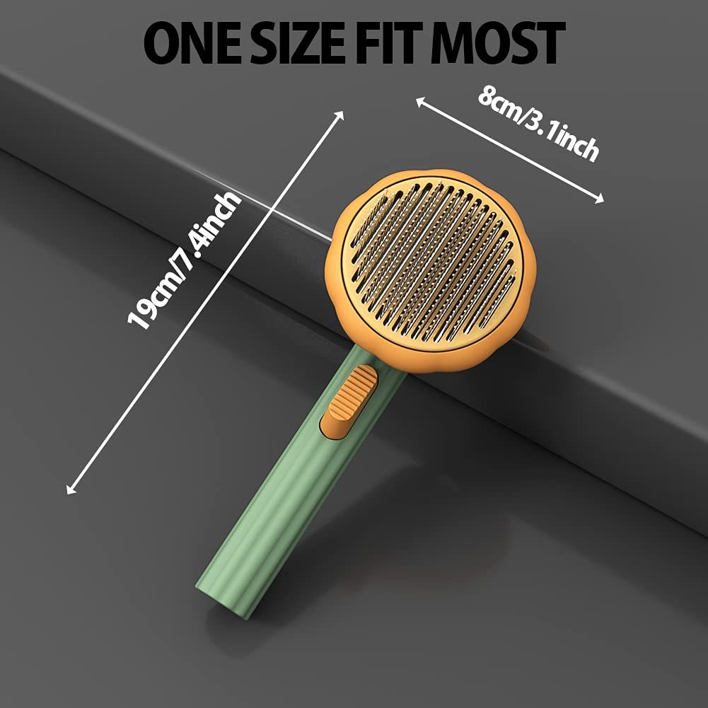 Pet Grooming Self Cleaning Slicker Brush For Cats