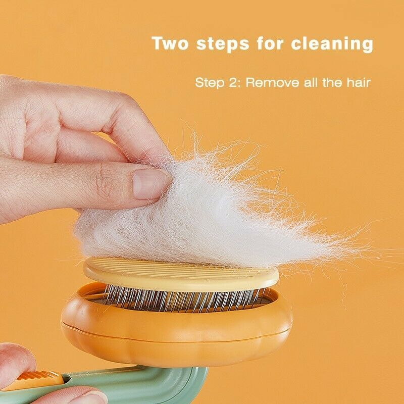 Pet Grooming Self Cleaning Slicker Brush For Cats