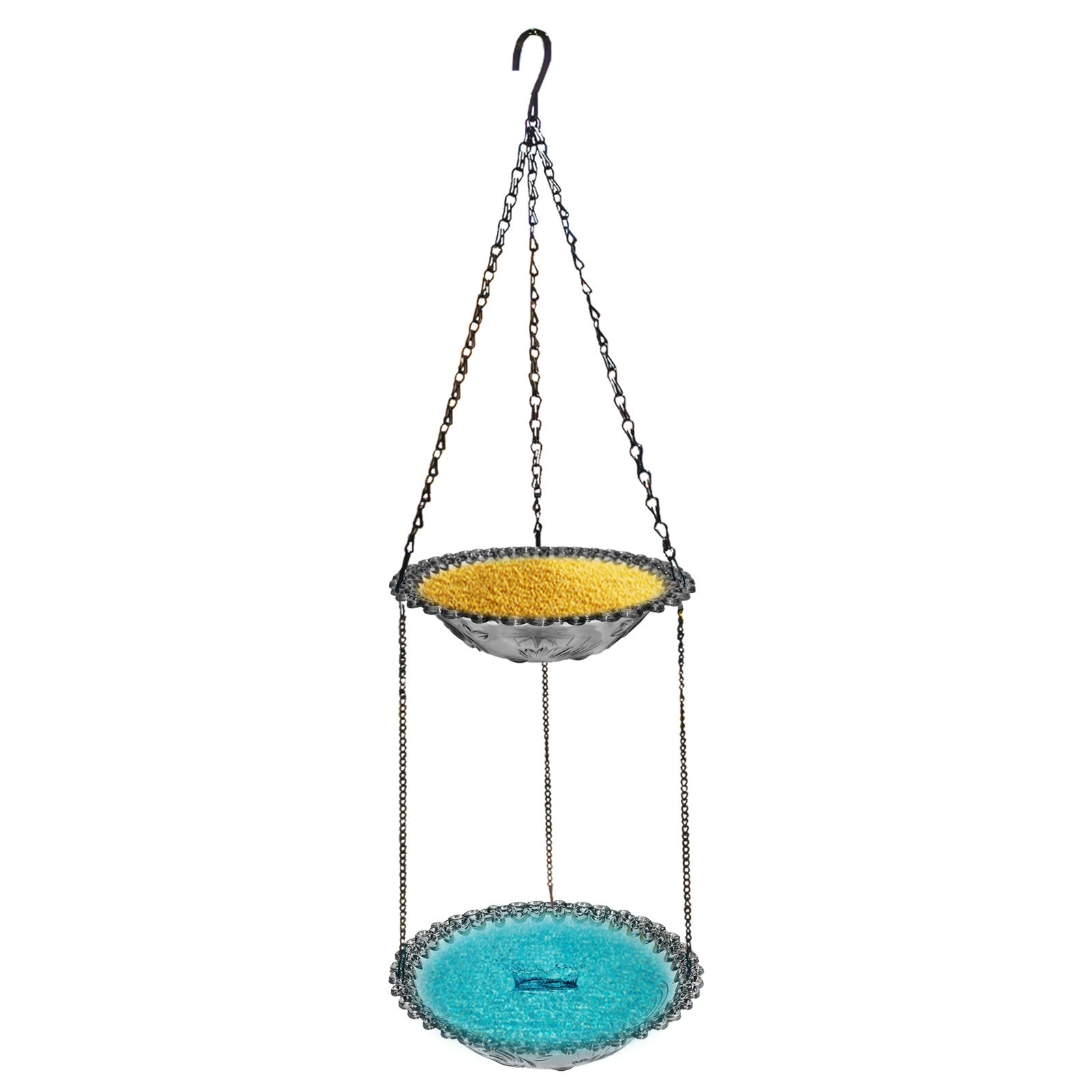 Double Outdoor Hanging Feeder Courtyard