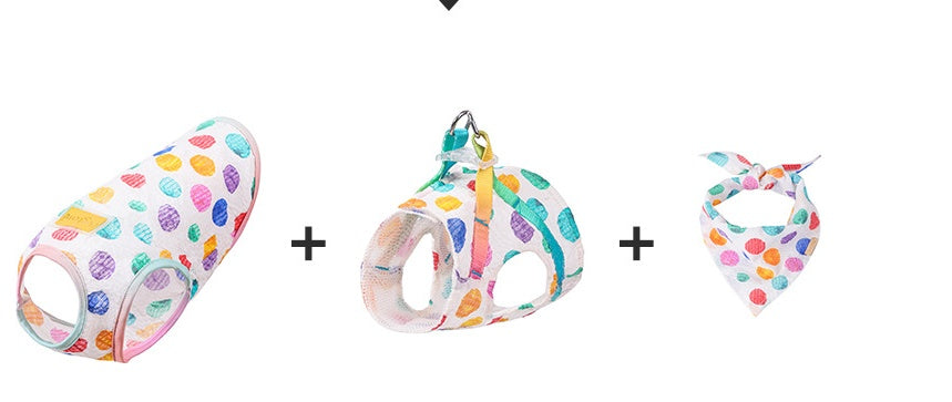 Pet Small Or Medium Sized Dog On A Chested Leash