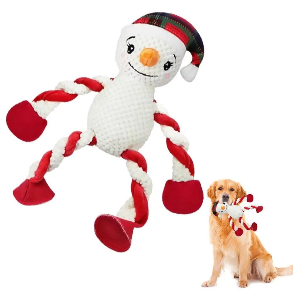 Squeaky Plush Holiday Dog Toys