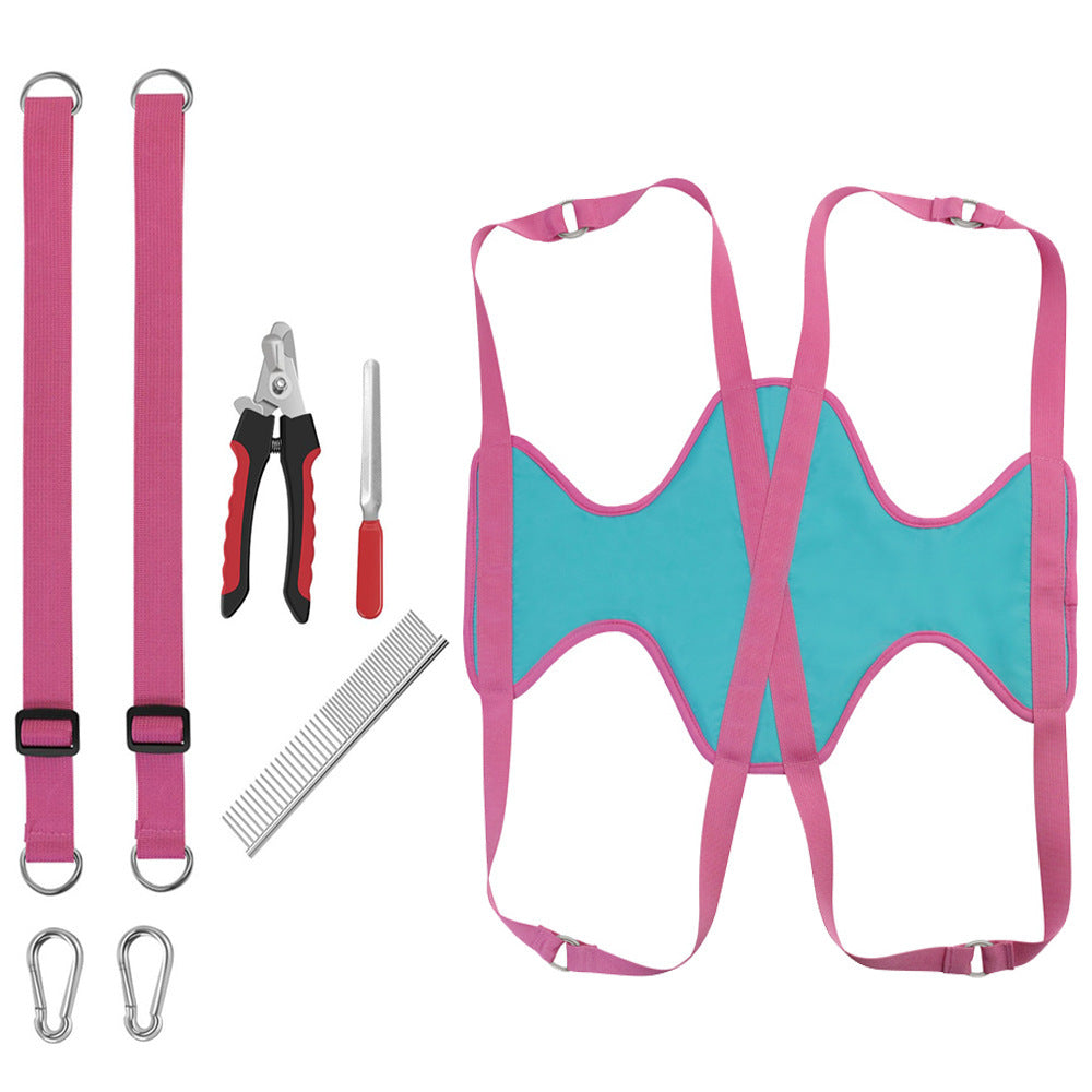Pet Grooming Hammock For Dogs Hanging Harness