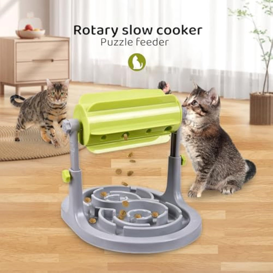 Interactive Dog Cat Food Puzzle Toy Slow Feeder