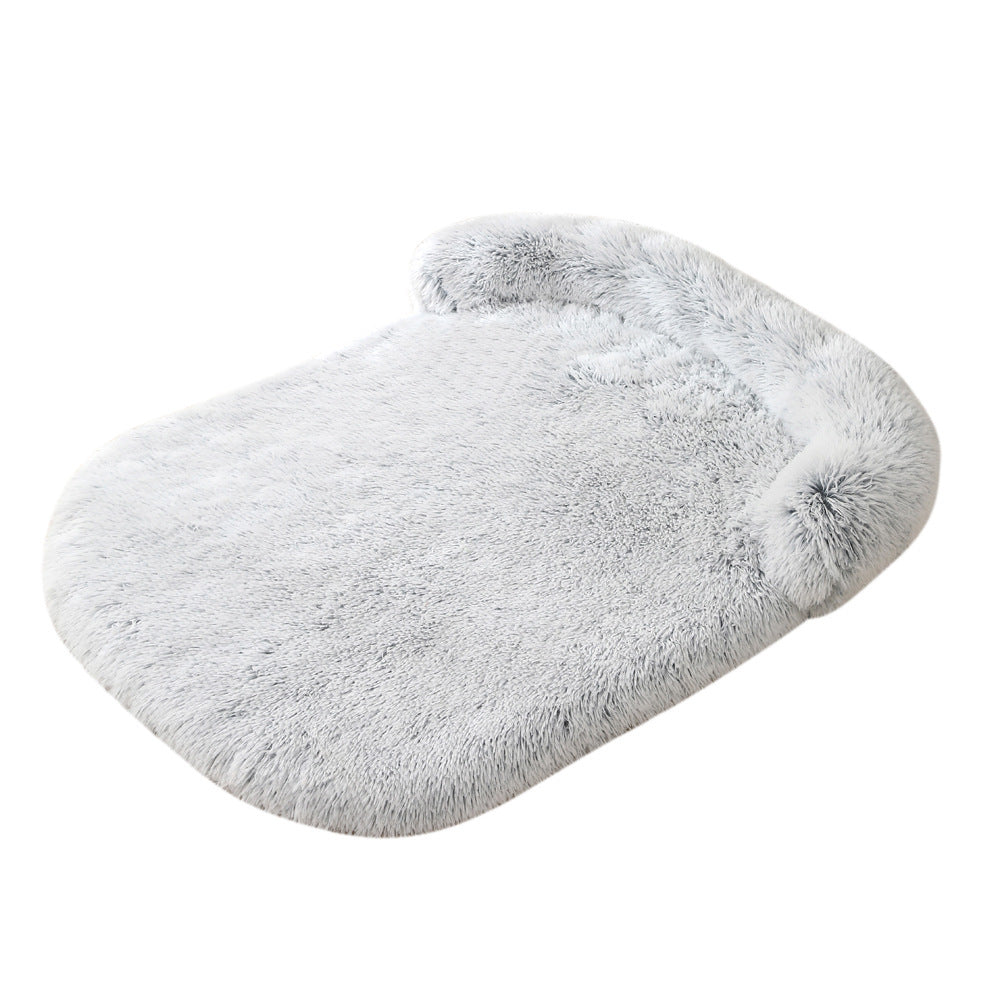 Plush Doghouse Cathouse Pet Bed Warm Cushion