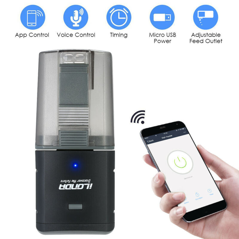 WiFi remote intelligent control fish feeder