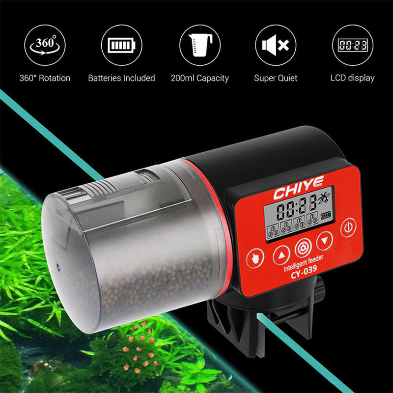 Intelligent Timing Automatic Fish Tank Feeder