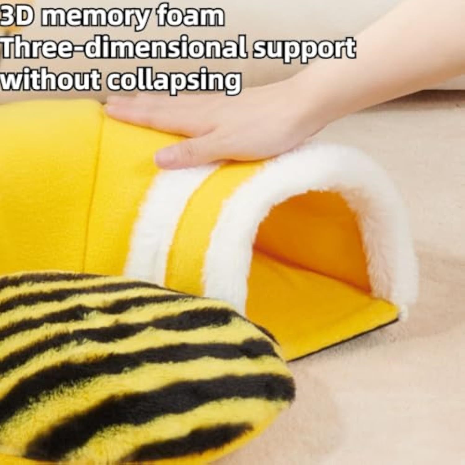 Warm Rabbit Hideout Tunnel Bed