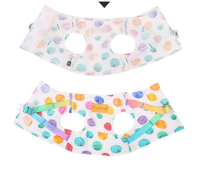 Pet Small Or Medium Sized Dog On A Chested Leash