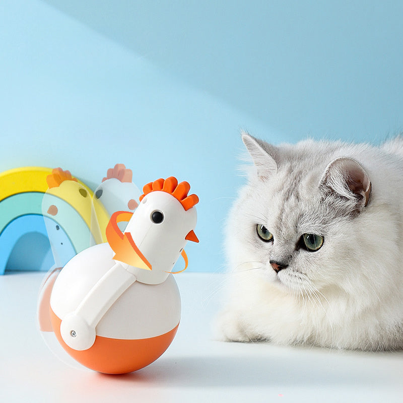 Electric Cat Toy Chicken Glass