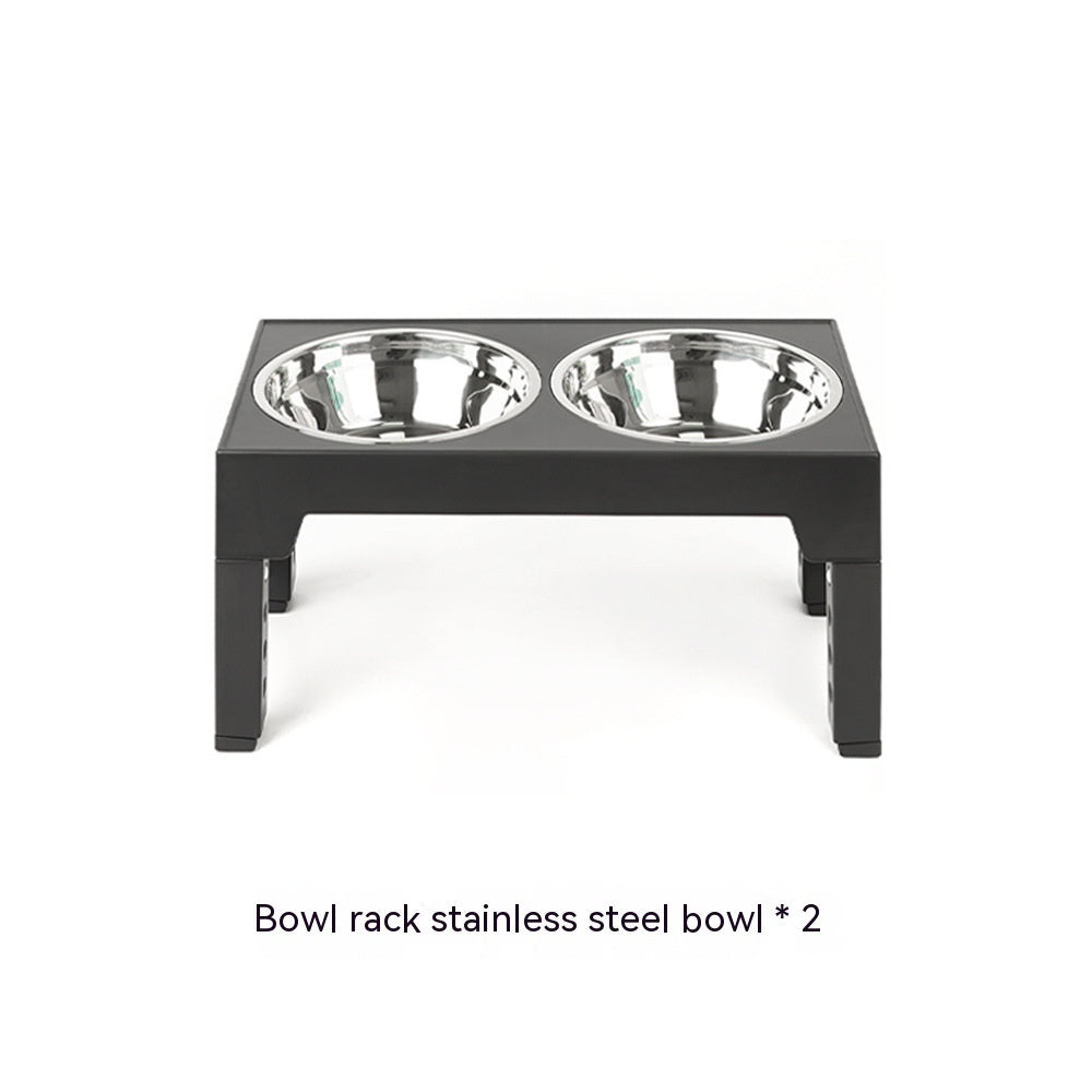 Lifting Dog Bowl Rack Neck Protection