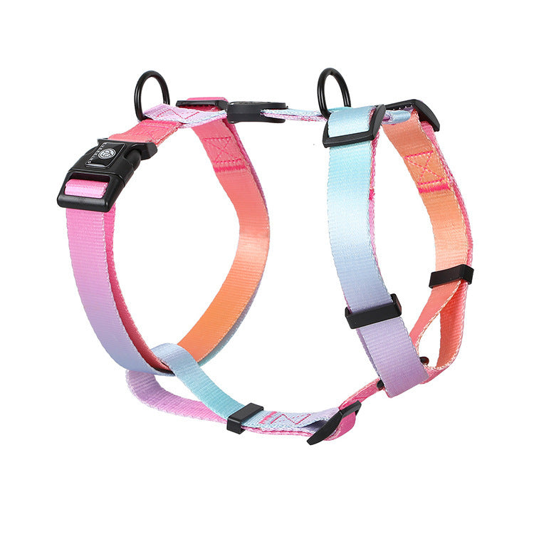 Gradient Color For Pet Chest Straps