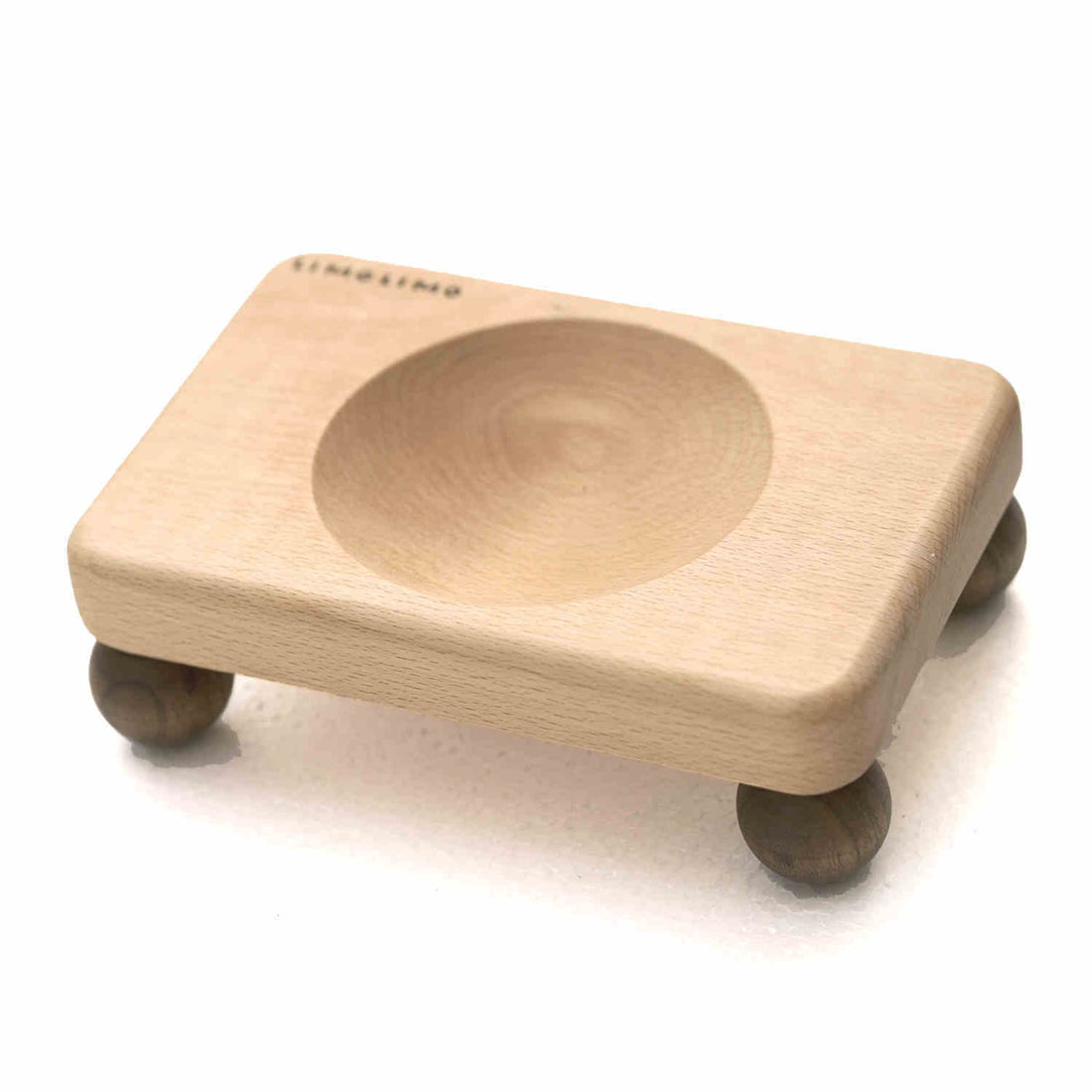 Solid Wood Cat Bowl Ceramic