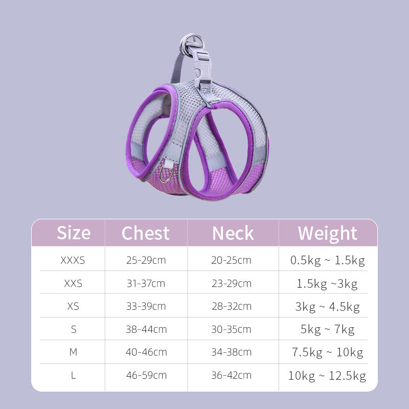 Cat Traction Rope To Prevent Break Free Chest Harness