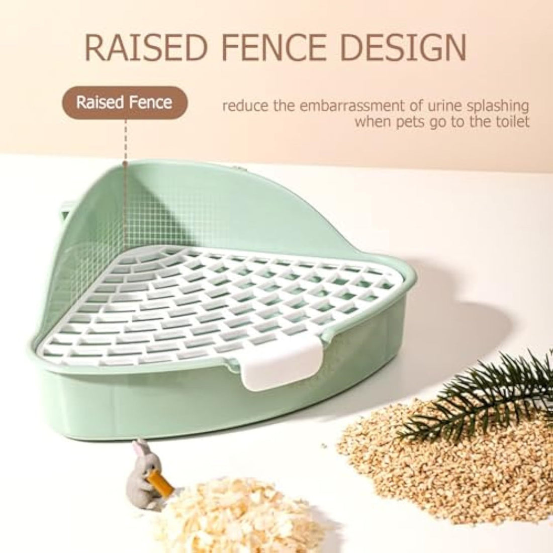 Rabbit Litter Bunny Corner Toilet Box