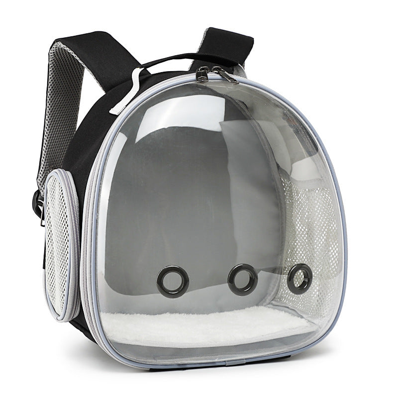 Pet Hamster Carrier Transparent Backpack