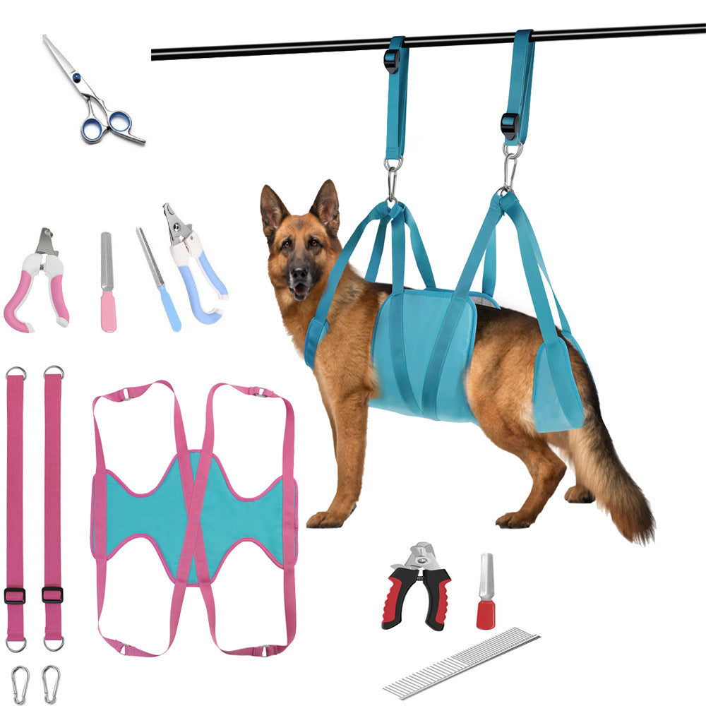 Pet Grooming Hammock For Dogs Hanging Harness